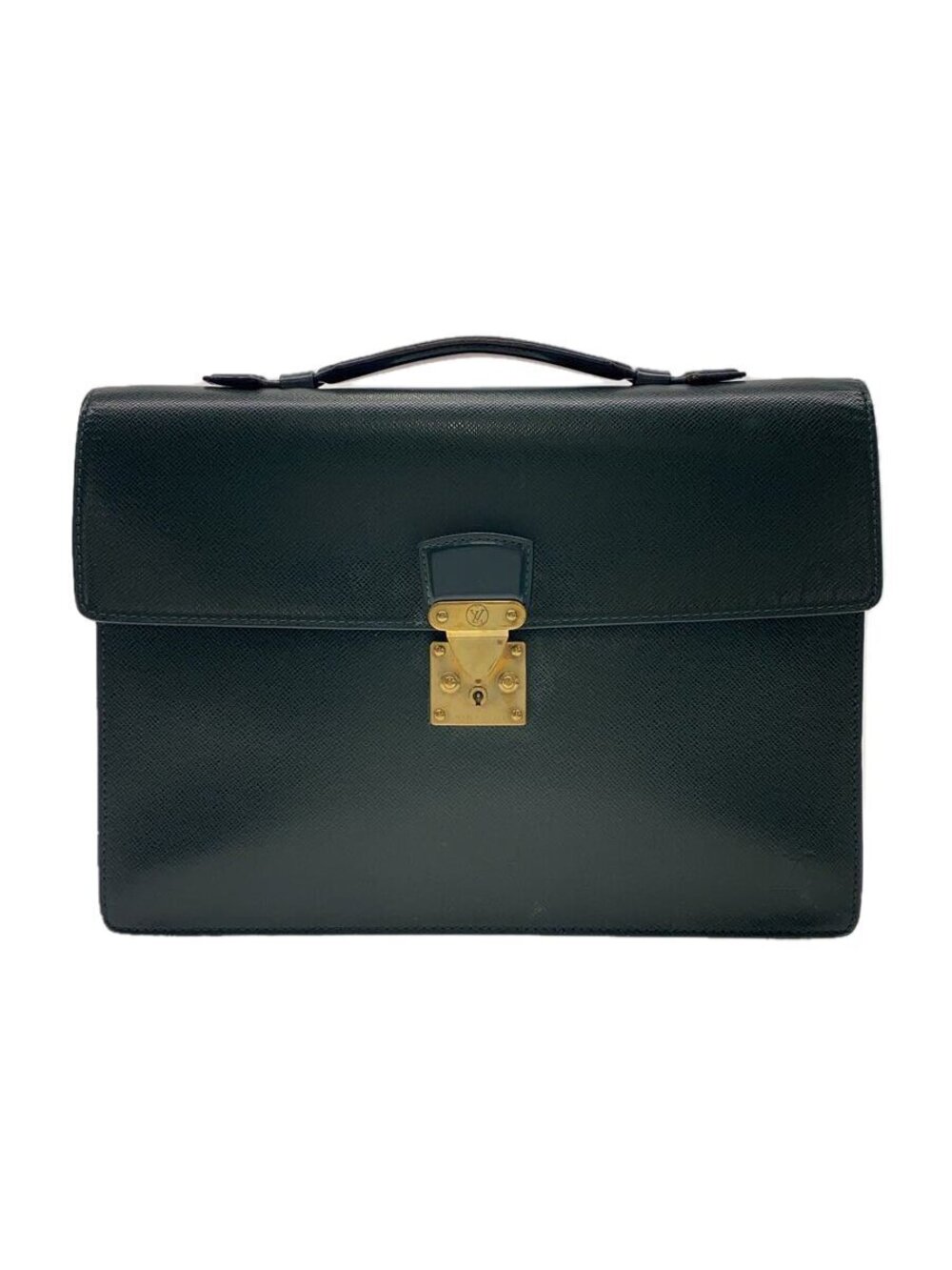 LOUIS VUITTON Serviette Clado Taiga Green Green Bag
